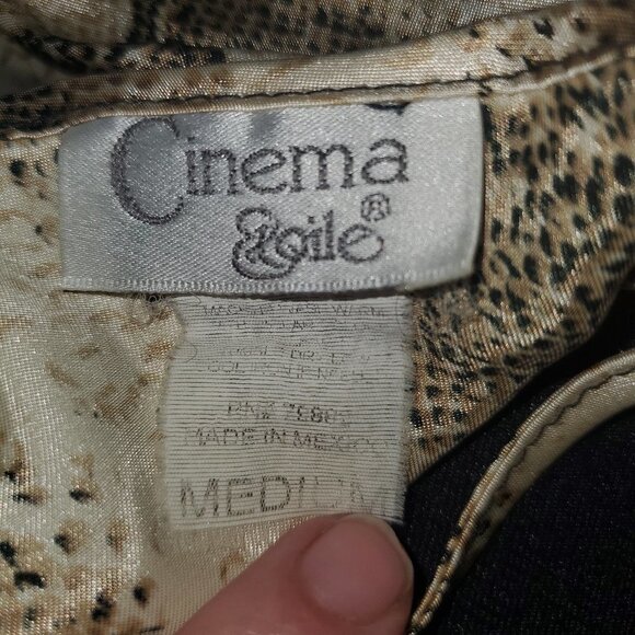 VTG Cinema Exoile Natural Tones Nightgown || Med || EUC - Picture 12 of 13